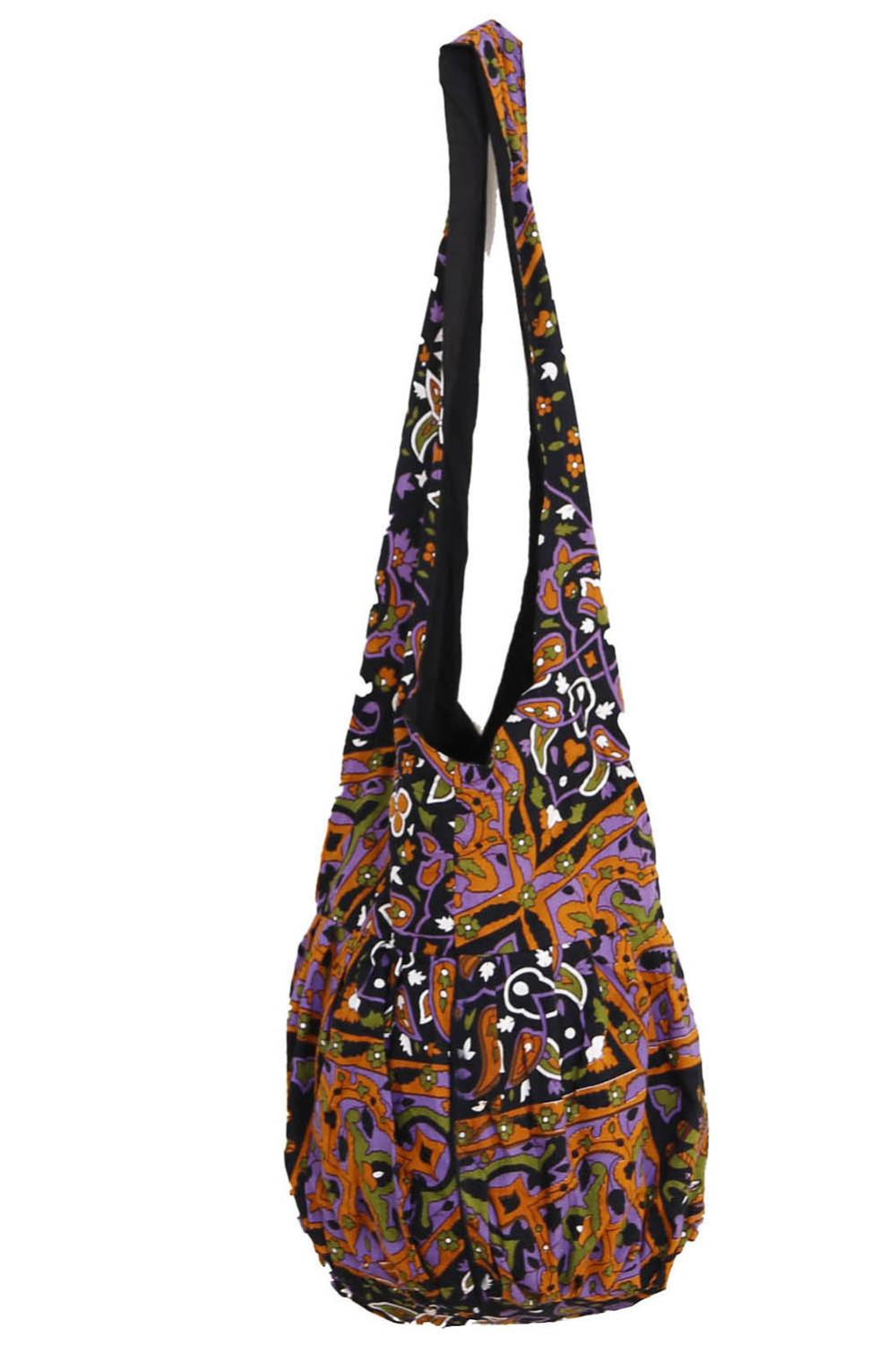 Earth Star Zip Top Hobo Shoulder Bag image
