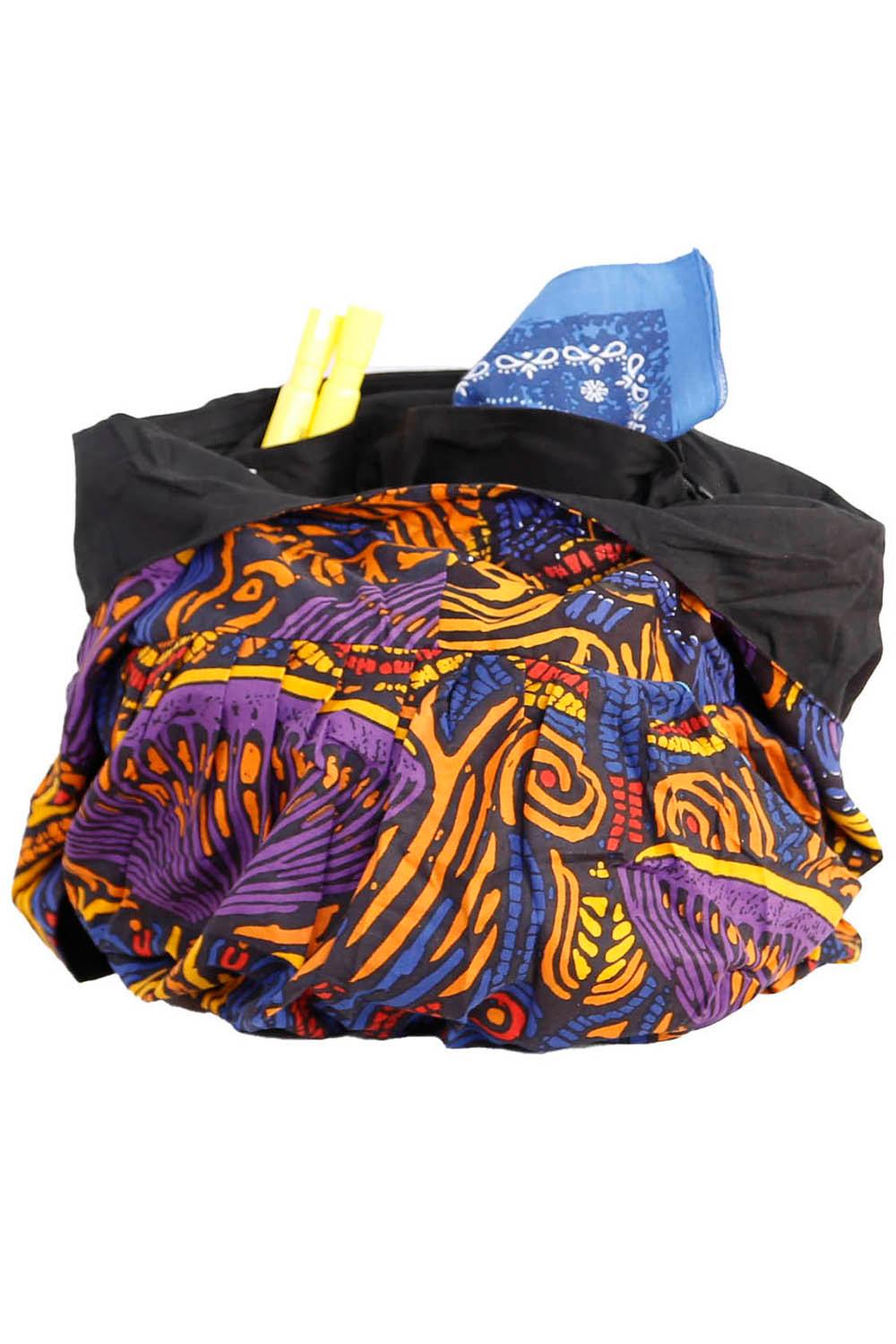 Mushroom Mandala Zip Top Hobo Shoulder Bag image