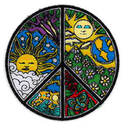 Dan Morris Peace Sign Patch 3.5" image