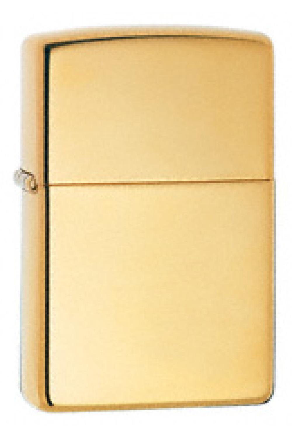 Armor High Polish Brass Zippo Lighter image