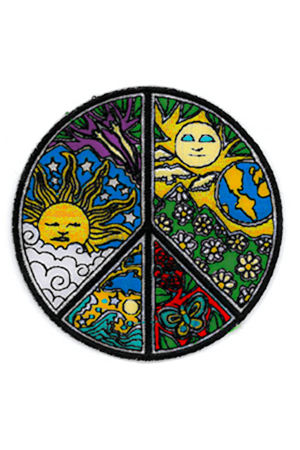 Dan Morris Peace Sign Patch 3.5" image