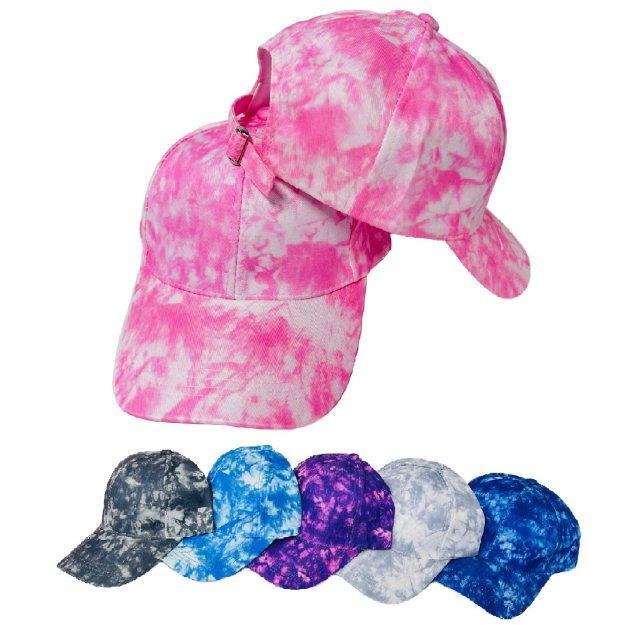 Two-Tone Tie-Dye Baseball Cap image