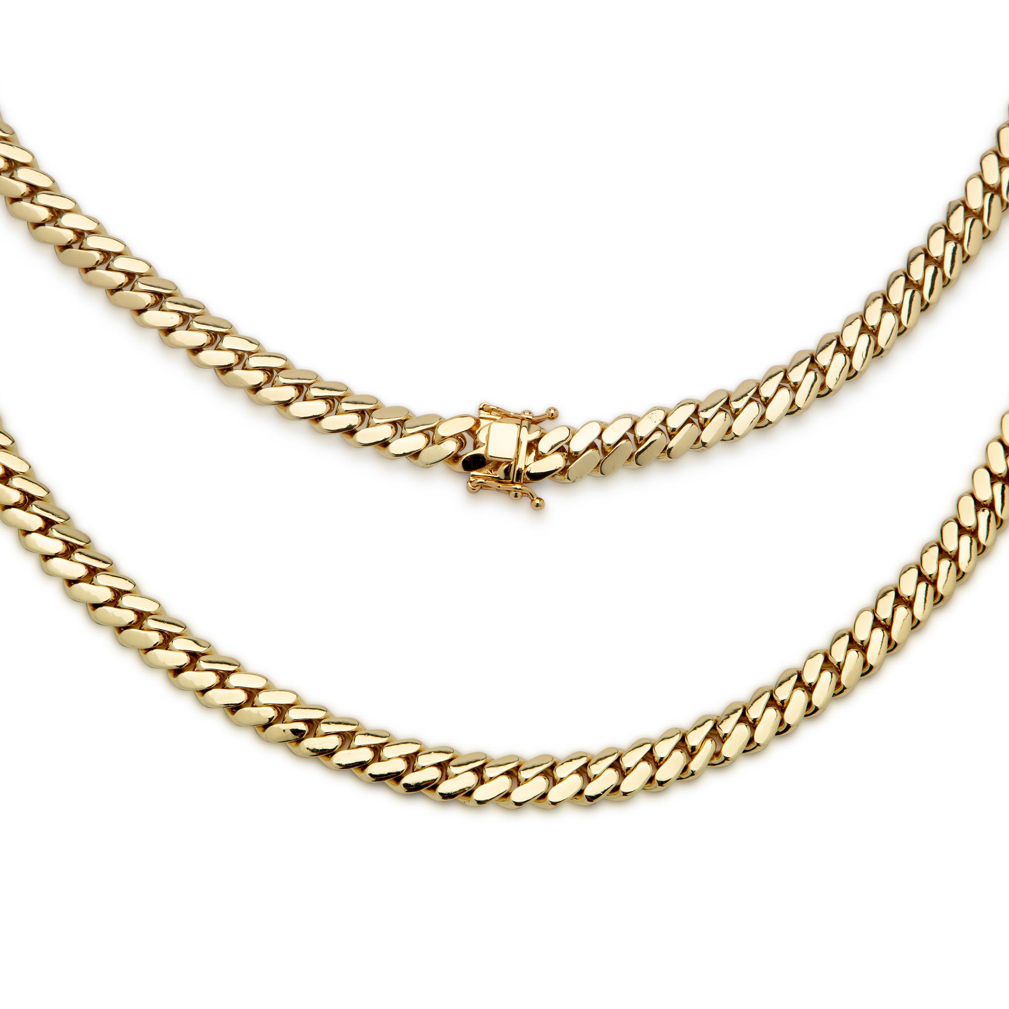 Miami Cuban Link Chain Necklace 24" Men Wholesale Fashion Jewelry image