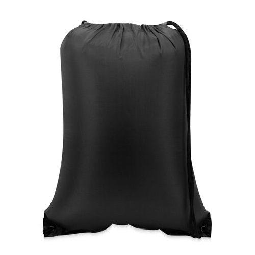 60 Wholesale Value Drawstring Backpack In Black image