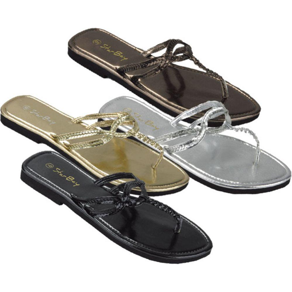 36 Wholesale Ladies' Sandal Assorted Colors image