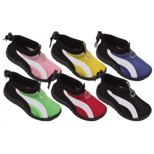36 Wholesale Kids Aqua Shoes image