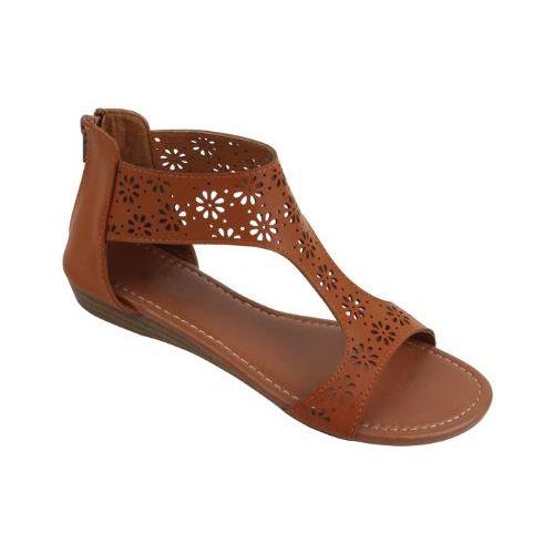 18 Wholesale Ladies' Fashion Sandals Brown image