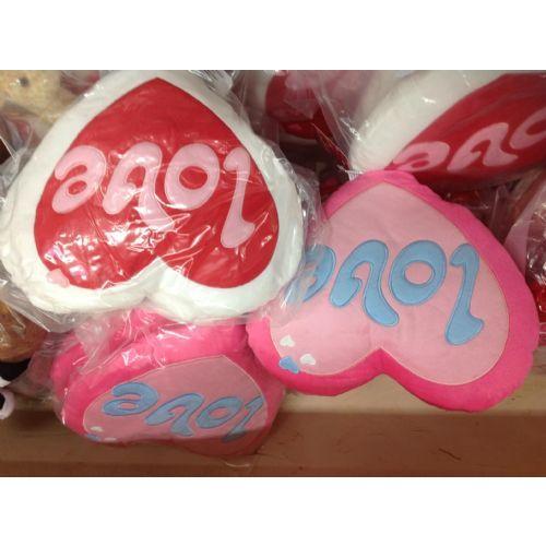 48 Wholesale Heart Shapped Pillow About 10inch image