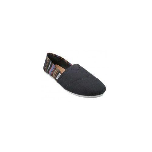 36 Wholesale Girls' Canvas Shoes Black Only image