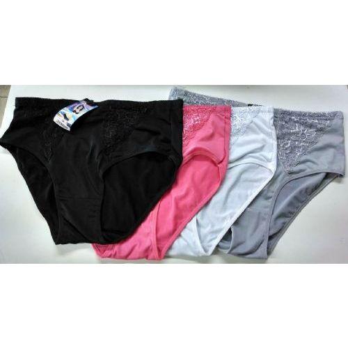 96 Wholesale Plus Size Ladies Lace Top Underwear Panty image
