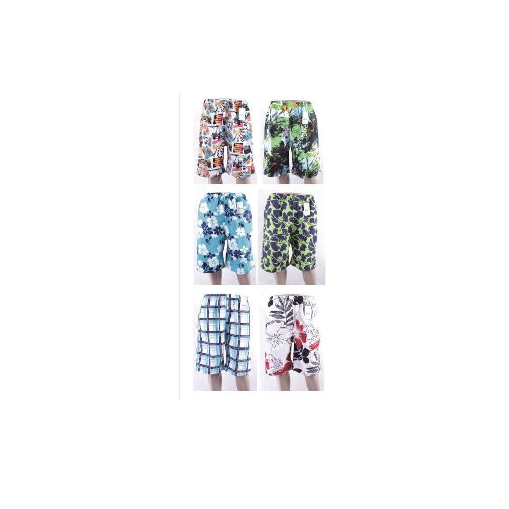 48 Wholesale Mens Fashion Bathing Suit Assorted Colors image