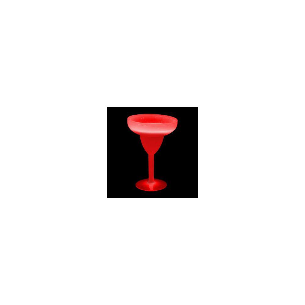 12 Wholesale Glow Margarita Glass 10 Oz. - Red image