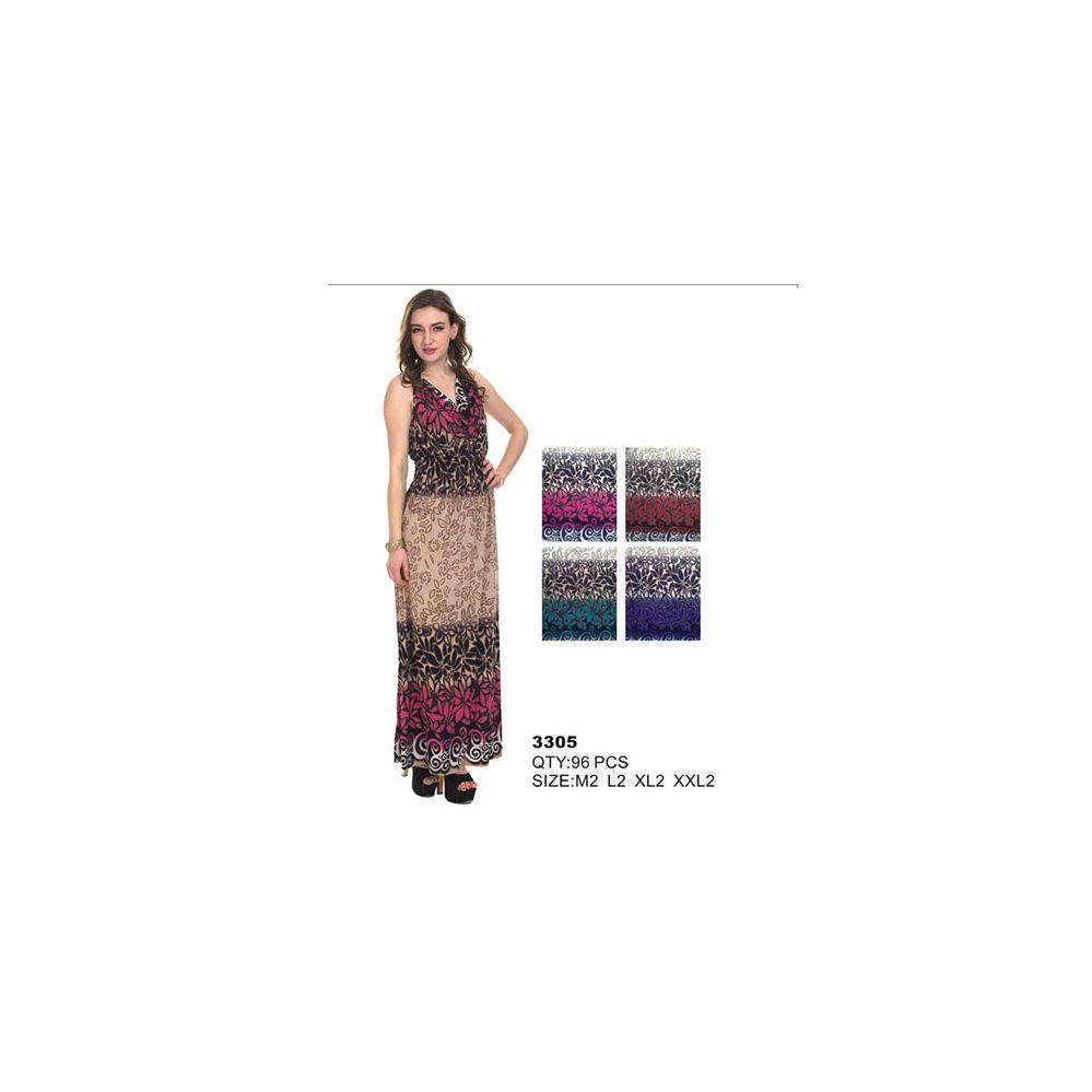 96 Wholesale Printed Maxi Dress image