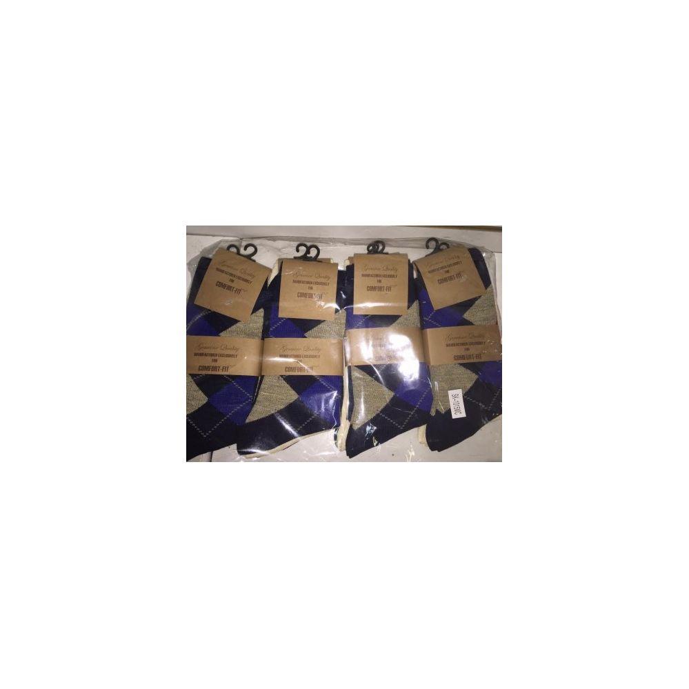 72 Wholesale Men's Single Pair Dress Socks Size 10-13 image