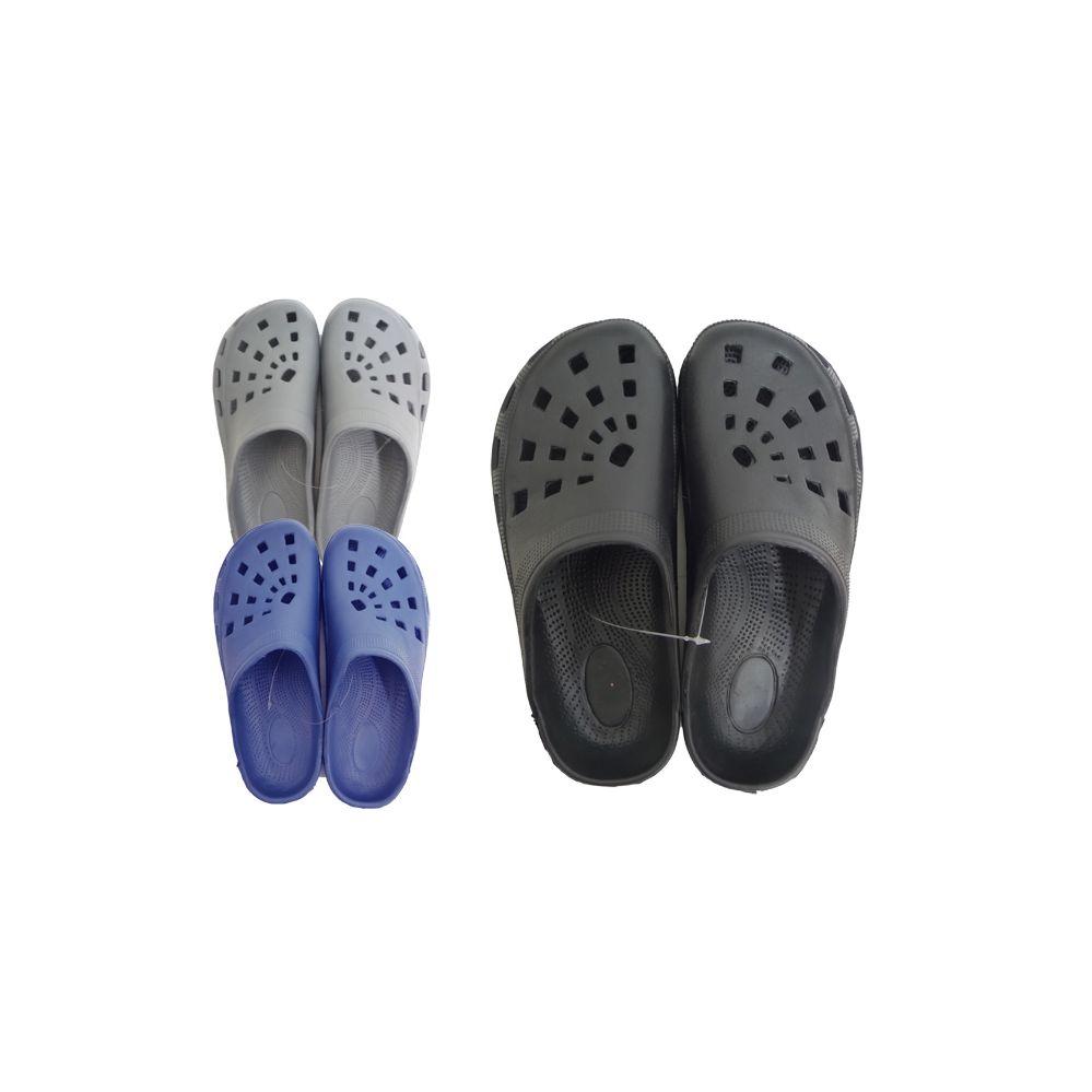 36 Wholesale Men Assorted Color Garden Shoes image
