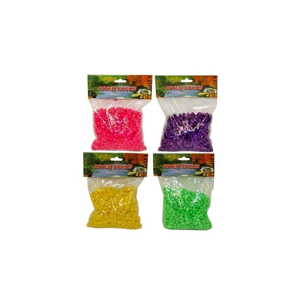 48 Wholesale FISH TANK GRAVEL Assorted COLORS 500G image