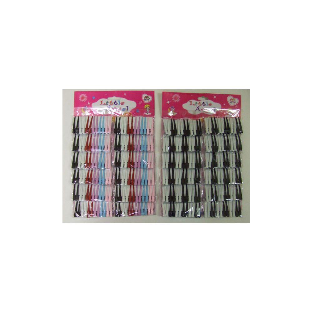 36 Wholesale Mini Hair Clips 12 Clips image