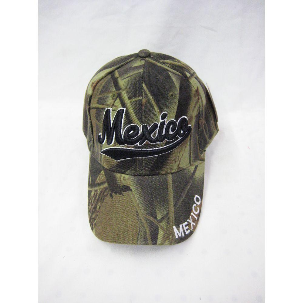 36 Wholesale "mexico" Camo Base Ball Caps image