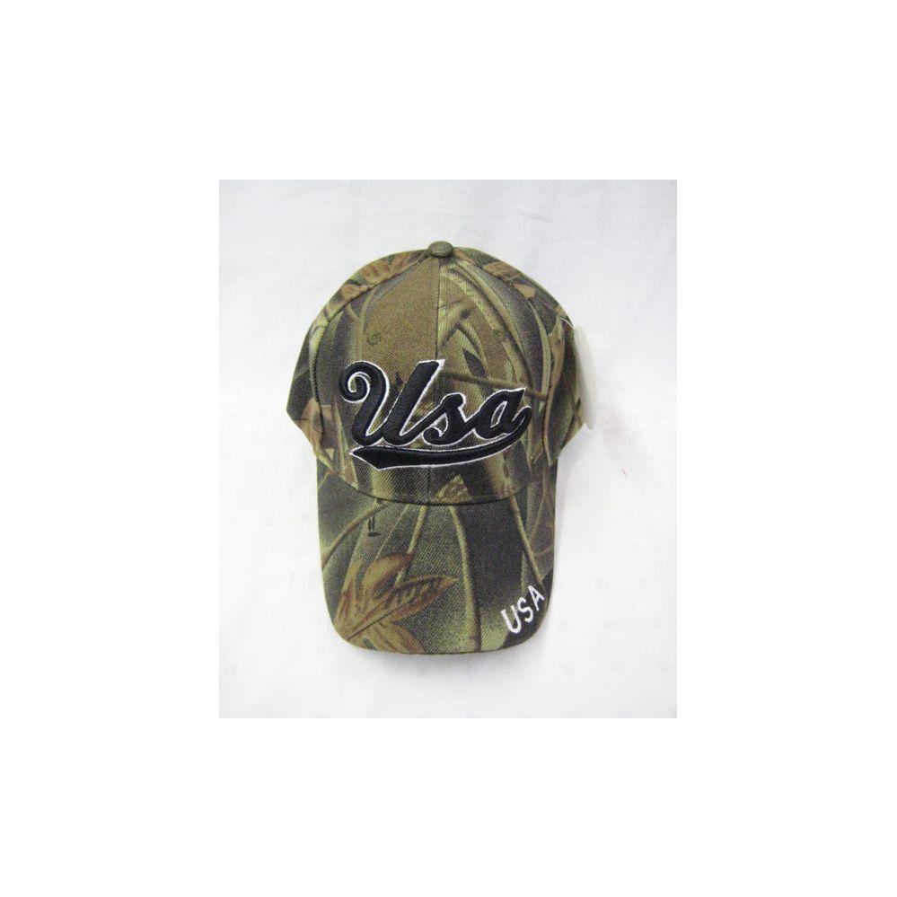 36 Wholesale "usa" Camo Base Ball Caps image