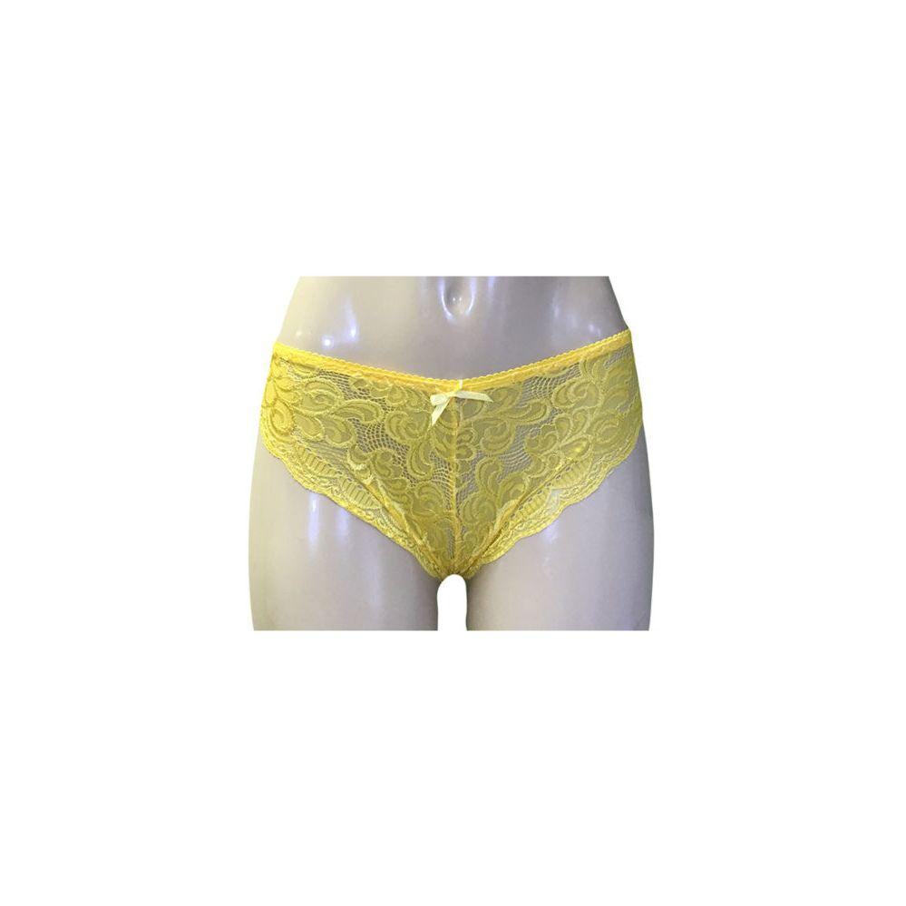 36 Wholesale Rose Ladys Lace High Cut Panty Assorted Colors Size Small image