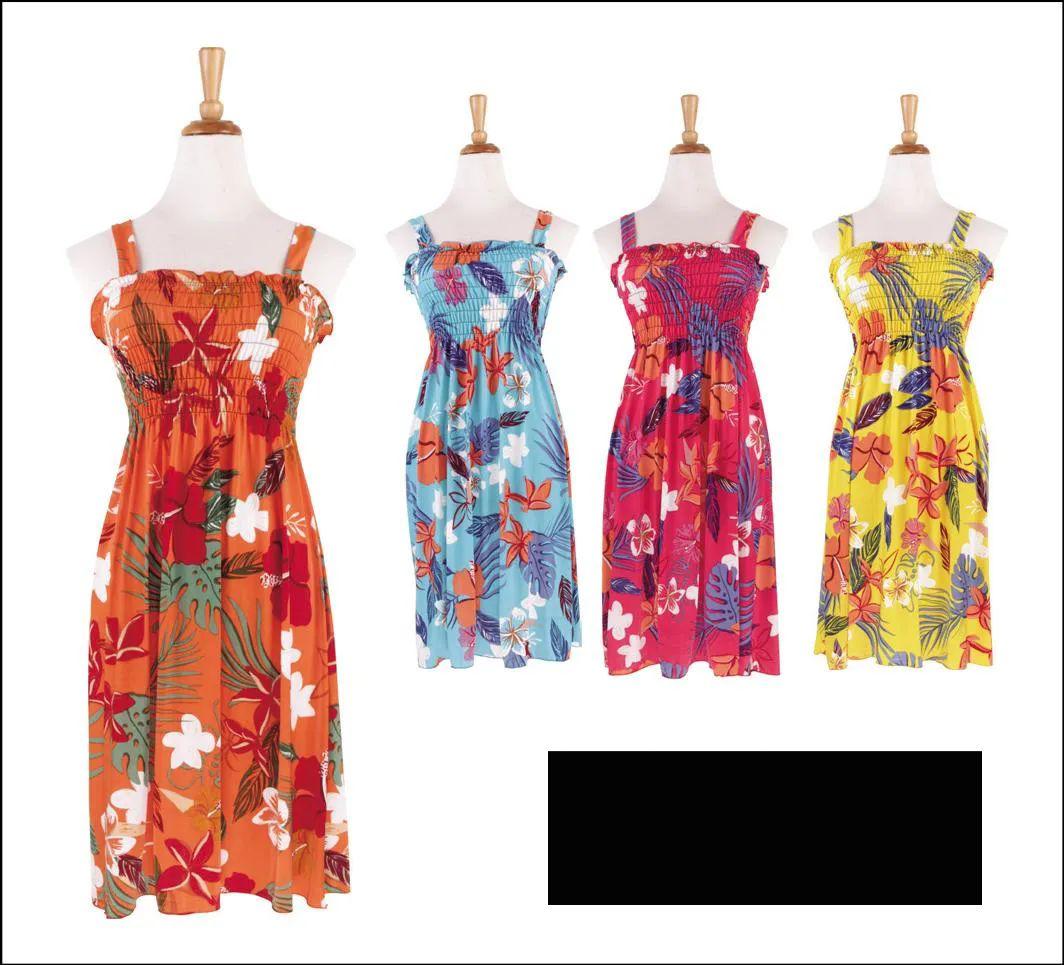 36 Wholesale Ladies Summer Smock Dress image
