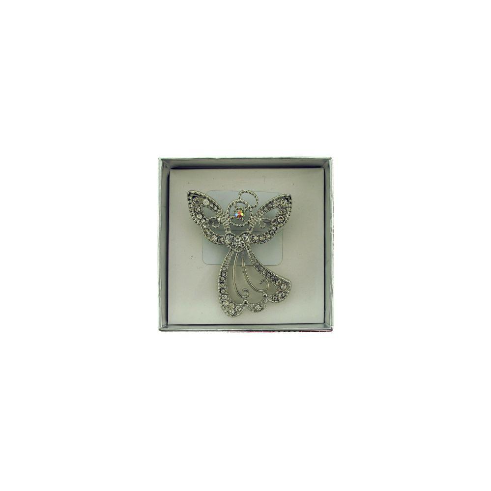 36 Wholesale Angel Holding A Heart Pin With Gift Box image