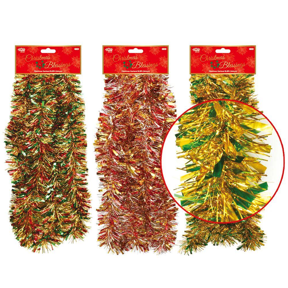 72 Wholesale Christmas Garland Multicolor image