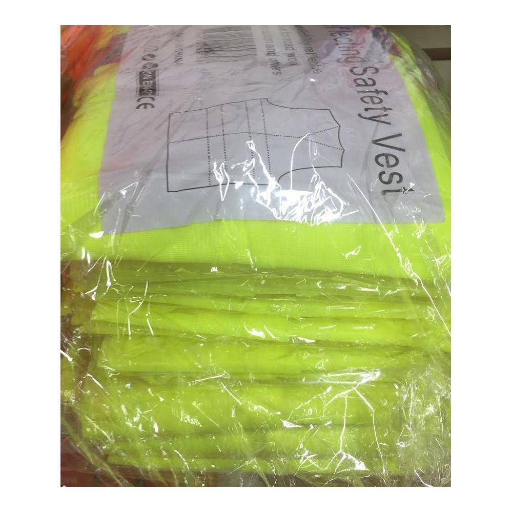 72 Wholesale Super Reflective Safety Vest In Yellow image