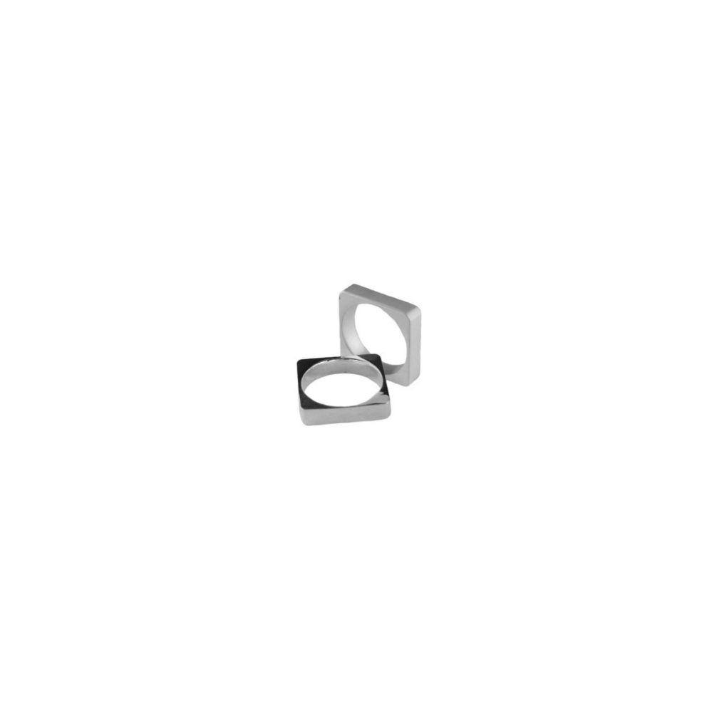 36 Wholesale Silver Tone Square Ring image