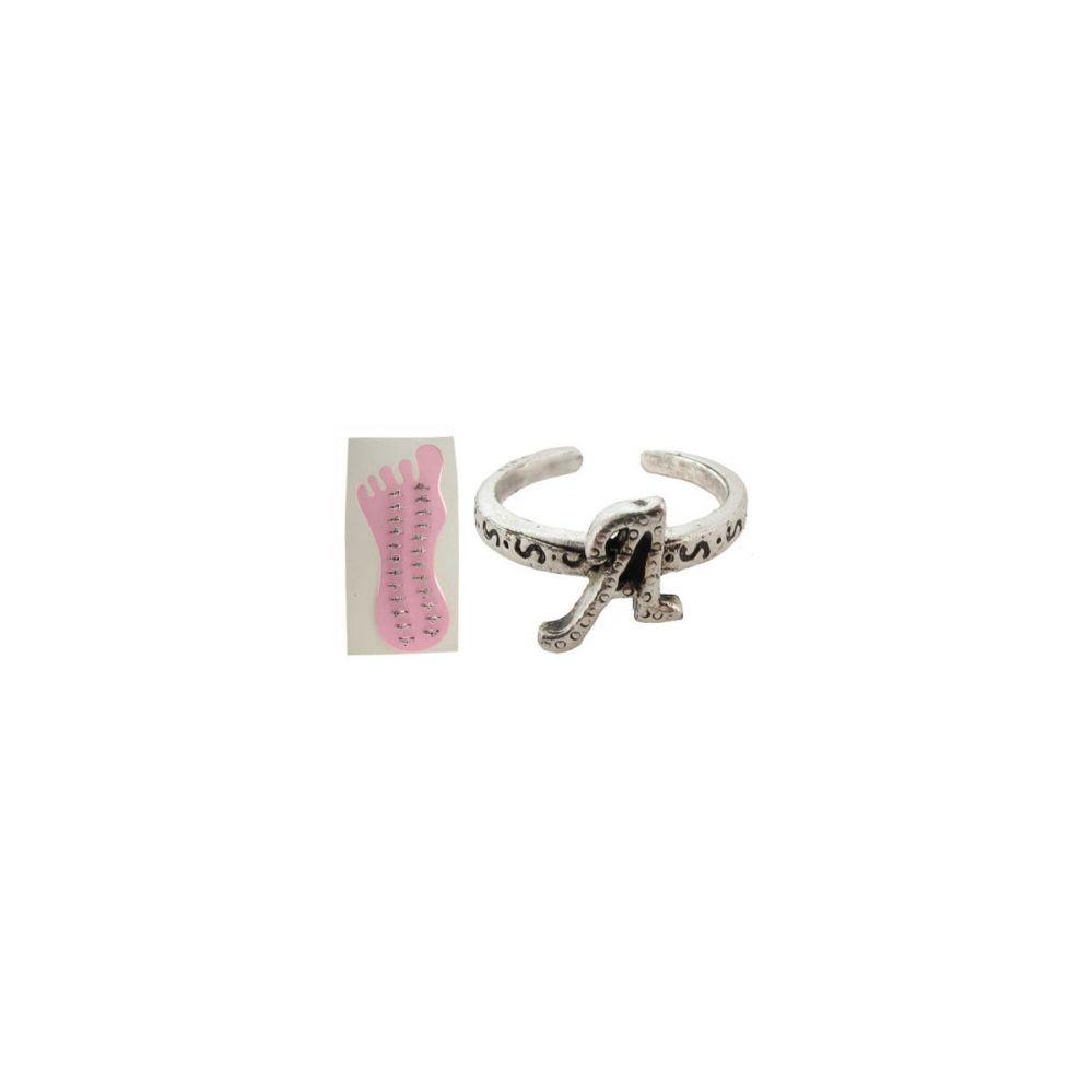 36 Wholesale Silver Tone Adjustable Toe Rings image
