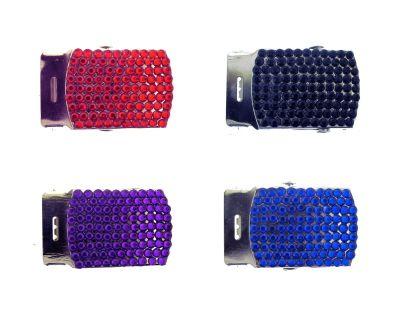 72 Wholesale Assorted Color Belt Buckle image