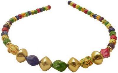 36 Wholesale Headband With MultI-Color Beads On Wire image