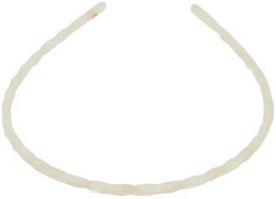 72 Wholesale Acrylic Headband With A Clear Braided Look image