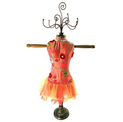 4 Wholesale Pink Ornate Jewelry Display Doll image