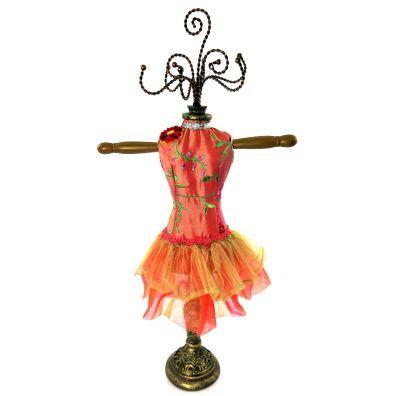 5 Wholesale Pink Ornate Jewelry Display Doll image