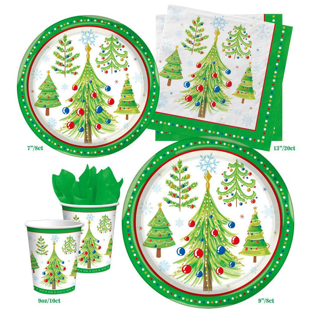 144 Wholesale Christmas Tableware Set Christmas TreE-Theme image