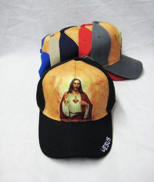 36 Wholesale Jesus Printed Logo Baseball Cap image