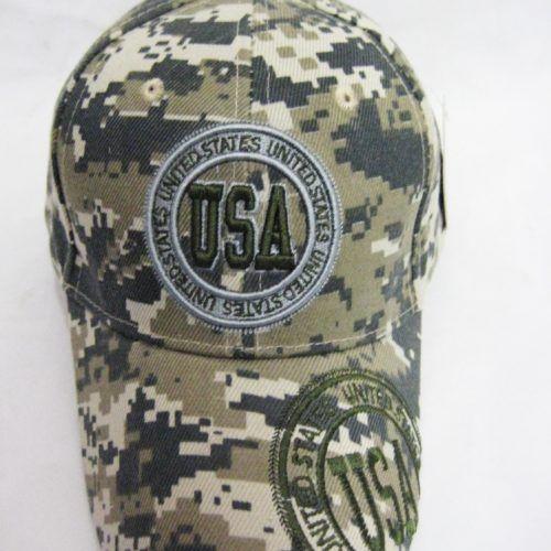 36 Wholesale "usa" Camo Ball Cap image