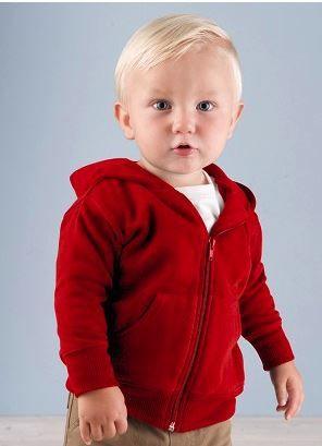 12 Wholesale Infant Zipper Hoodie For 12 Months image