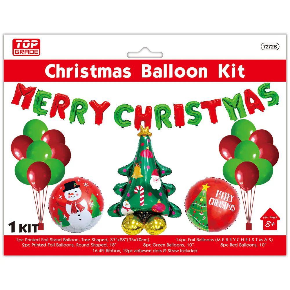 24 Wholesale Christmas Balloon Set Tree Center image