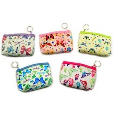 48 Wholesale Coin Purse Butterfly Designs image