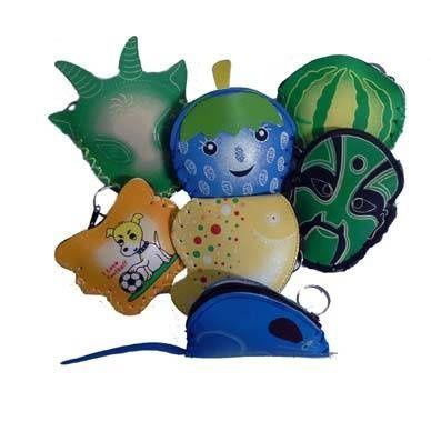 48 Wholesale Assorted Shapes Coin Purse image