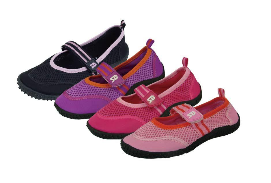 36 Wholesale Toddlers Athletic Water Shoes Pool Beach Aqua Socks image