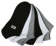 60 Wholesale Women's No Show Ankle Socks In Size 9-11, Assorted Black White Gray image