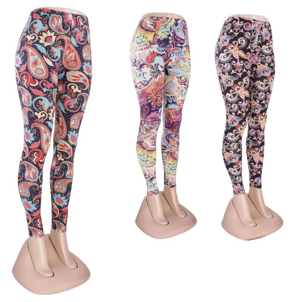 36 Wholesale Paisley Print Leggings image