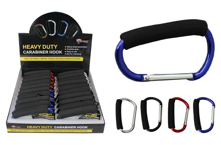 20 Wholesale Large Carabiner Hook With Foam Grip image