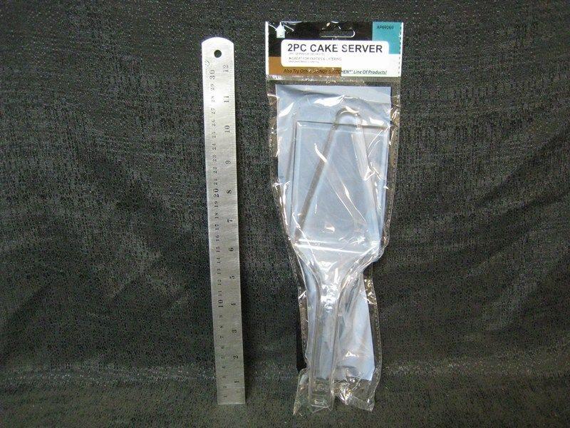 24 Wholesale Plastic Cake Server 2 Piece Set image
