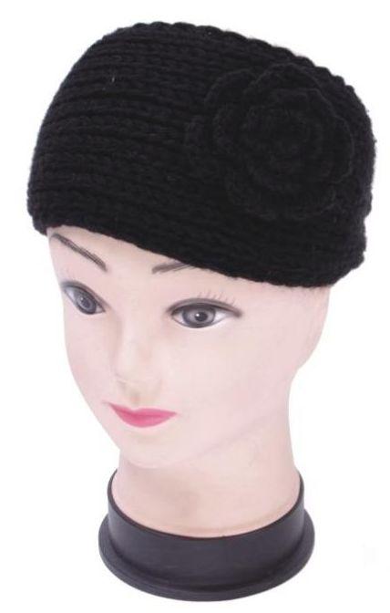 120 Wholesale Knit Flower Headband image