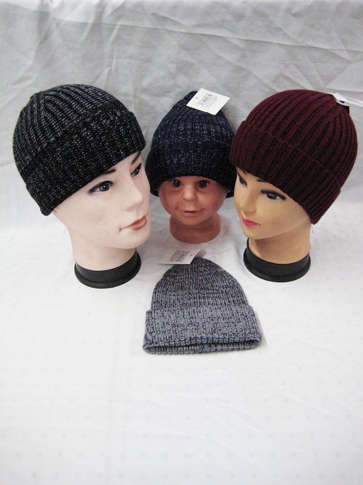 36 Wholesale Warm Stretchy And Soft Daily Ribbed Toboggan Cap image