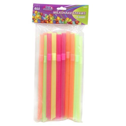 24 Wholesale 24 25 Pack Milkshake Straws image